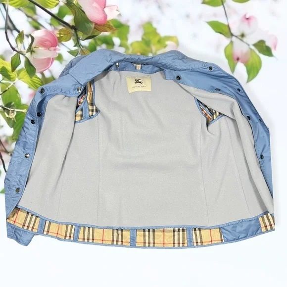 BLUE Quilted Jacket with Lining - Picture 4 of 10